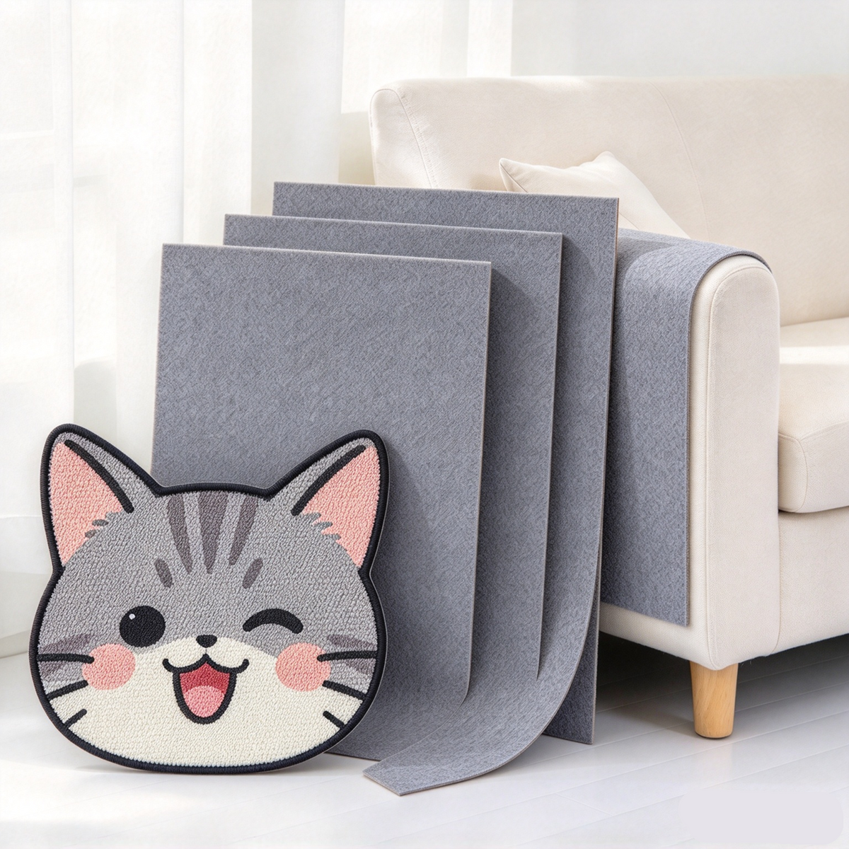 Waggy Bazaar Cat Wall Scratcher — Wall Decor Your Cat Is ALLOWED to Destroy