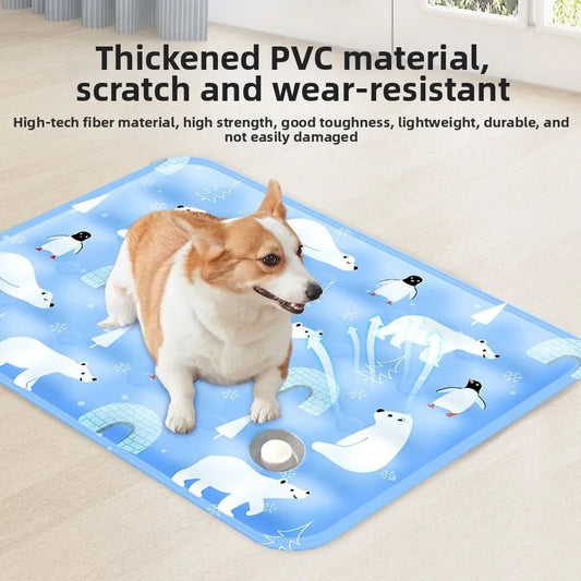 Pressure-Activated Self-Cooling Pet Mat - Solid Non-Toxic Gel, No Water or Electricity Needed - product photo 2