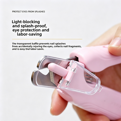 2-in-1 LED Pet Nail Grinder & Clipper – Quiet Electric Trimmer for Dogs & Cats | Waggy Pink