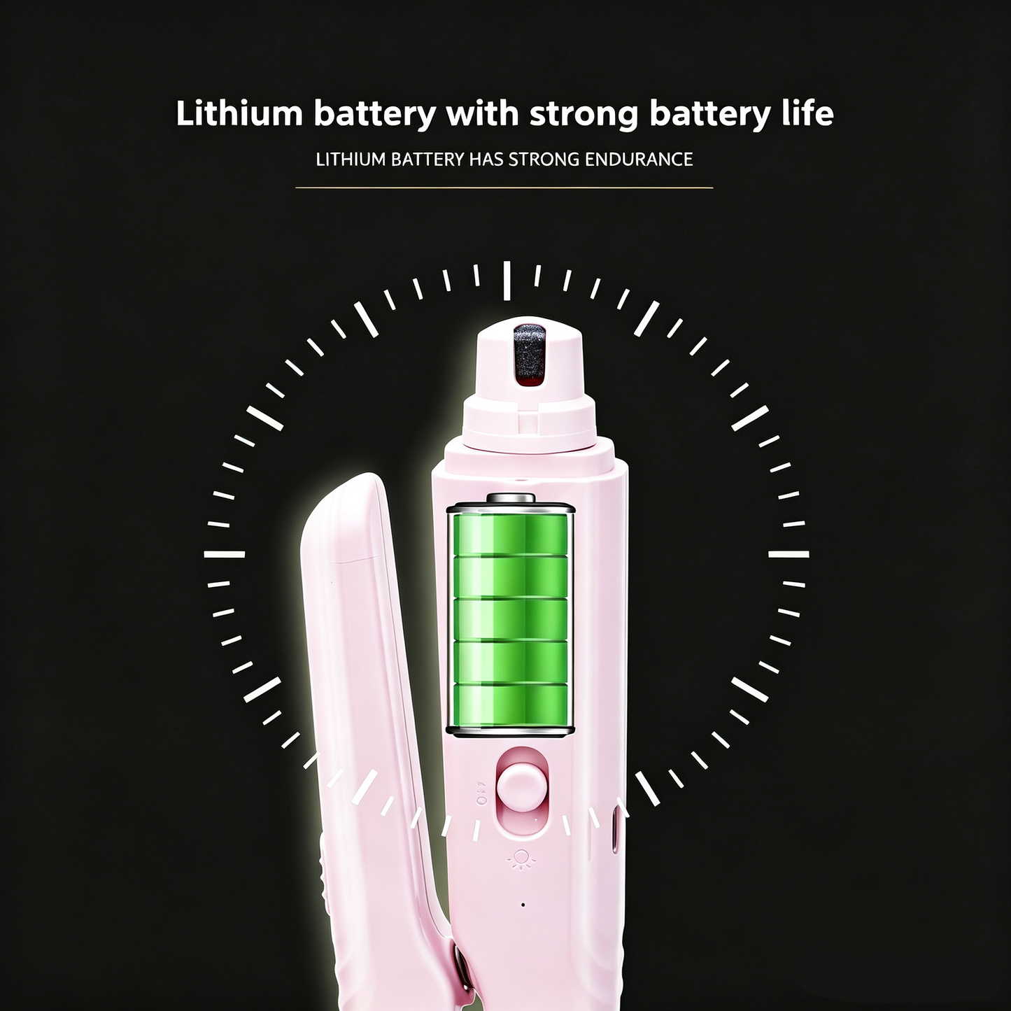 2-in-1 LED Pet Nail Grinder & Clipper – Quiet Electric Trimmer for Dogs & Cats | Waggy Pink