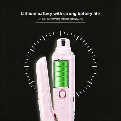 2-in-1 LED Pet Nail Grinder & Clipper – Quiet Electric Trimmer for Dogs & Cats | Waggy Pink