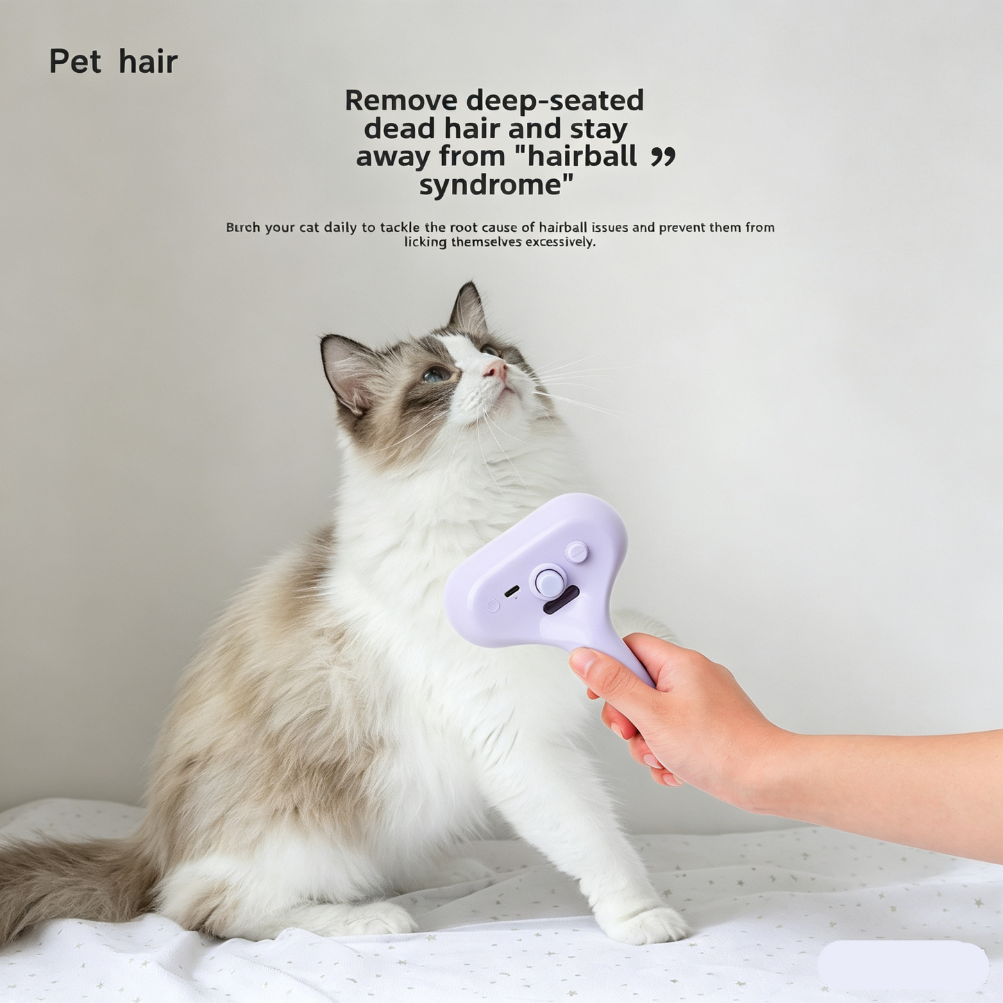 3-in-1 Steamy Cat Brush - Electric Spray Massage Comb