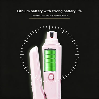 2-in-1 LED Pet Nail Grinder & Clipper – Quiet Electric Trimmer for Dogs & Cats | Waggy Pink - product photo 6
