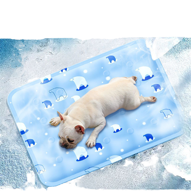 Pressure-Activated Self-Cooling Pet Mat - Solid Non-Toxic Gel, No Water or Electricity Needed