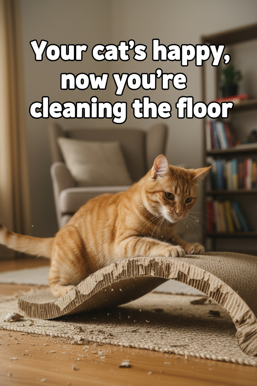 Waggy Bazaar Cat Wall Scratcher — Wall Decor Your Cat Is ALLOWED to Destroy