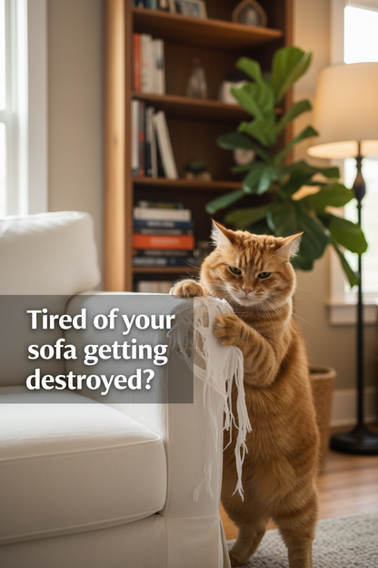 Waggy Bazaar Cat Wall Scratcher — Wall Decor Your Cat Is ALLOWED to Destroy